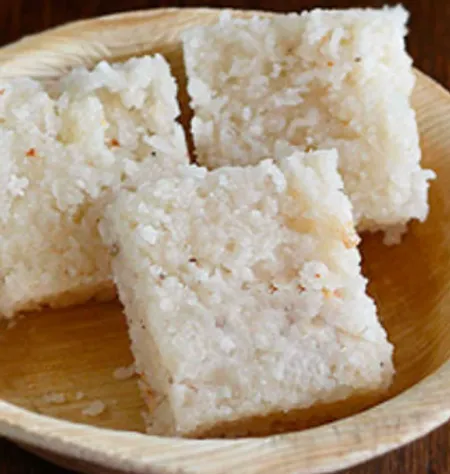coconut barfi