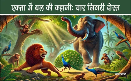 एकता में बल की कहानीः चार जिगरी दोस्त