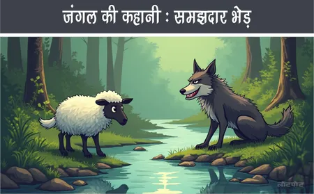 जंगल कहानी - समझदार भेड़
