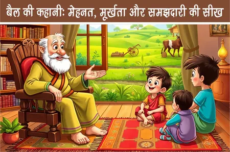 बैल की कहानी: मेहनत, मूर्खता और समझदारी की सीख