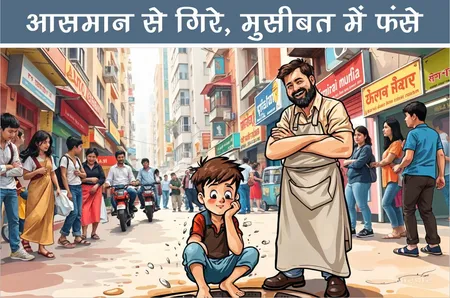 Fun Story - आसमान से गिरे, मुसीबत में फंसे