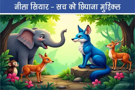 नीला सियार - सच को छिपाना मुश्किल