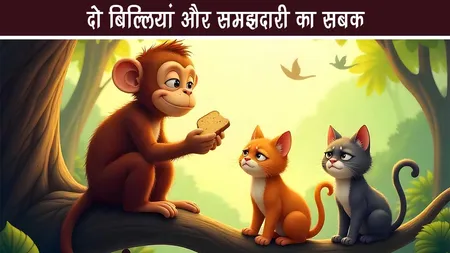 दो बिल्लियां और समझदारी का सबक