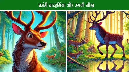 Jungle Story : घमंडी बारहसिंगा और उसकी सीख