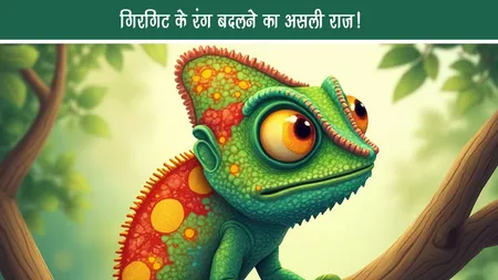 गिरगिट के रंग बदलने का असली राज़!
