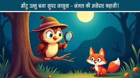 मोंटू उल्लू बना सुपर जासूस – जंगल की मजेदार कहानी!
