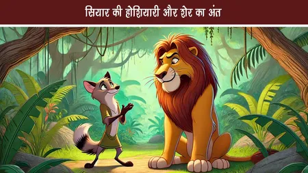 सियार की होशियारी और शेर का अंत