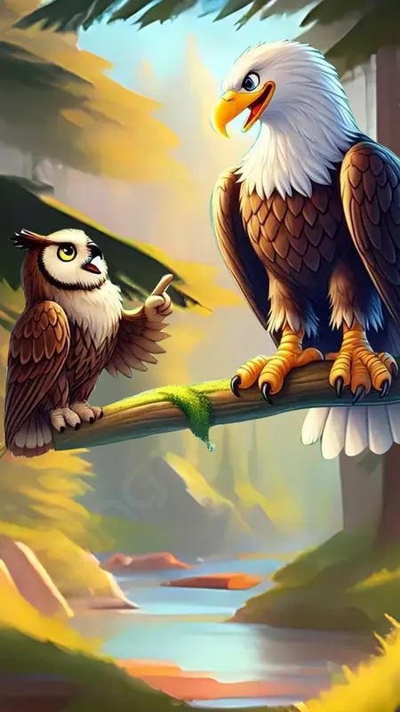 बाज का पछतावा – जंगल की अनमोल सीख