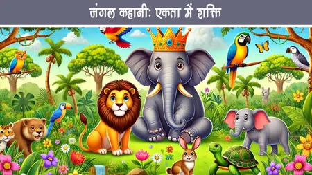 जंगल कहानी : एकता में शक्ति