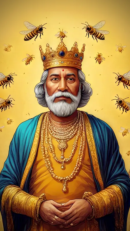 सीख देती मजेदार कहानी: राजा और मधुमक्खी