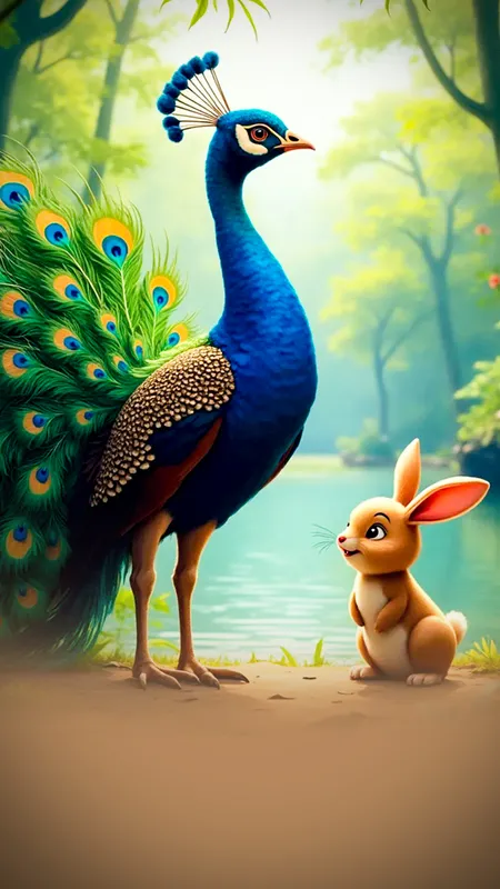 जंगल कहानी : मोर को हुआ गलती का एहसास