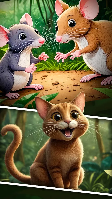 जंगल की मजेदार कहानी: गोलू की चतुराई