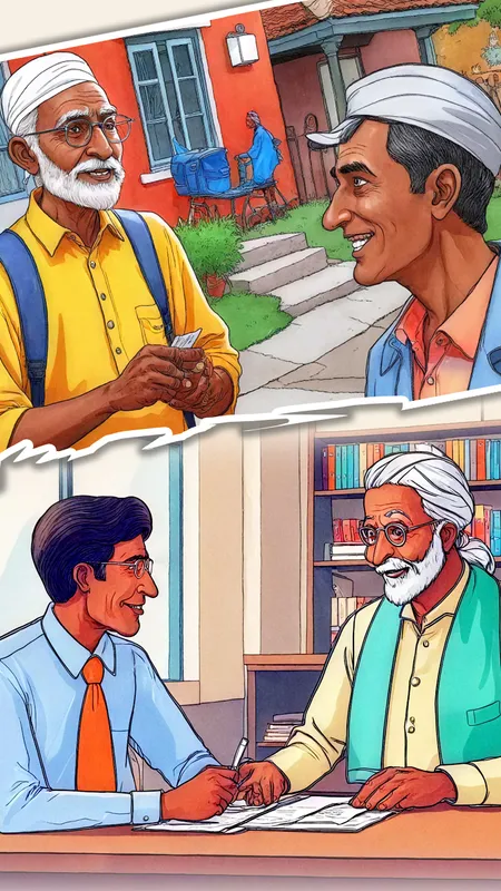 हिंदी मजेदार कहानी: जुगनू बाबू की पेंशन