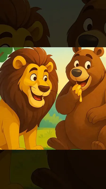 शेर के चतुर साथी: एक रोमांचक जंगल की कहानी
