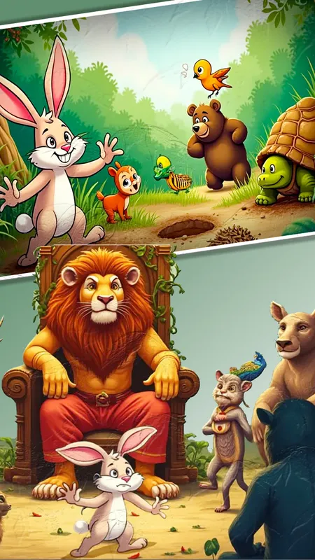 जंगल कहानी : गोलू खरगोश मिली सजा