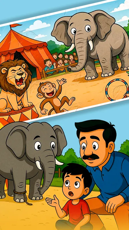 हाथी गजेंद्र की मानसिक जंजीर