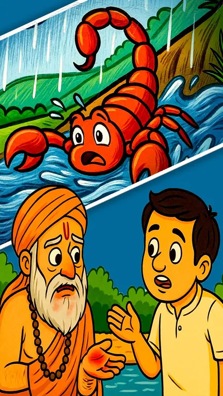 साधु और बिच्छू की कहानी: स्वभाव का सबक