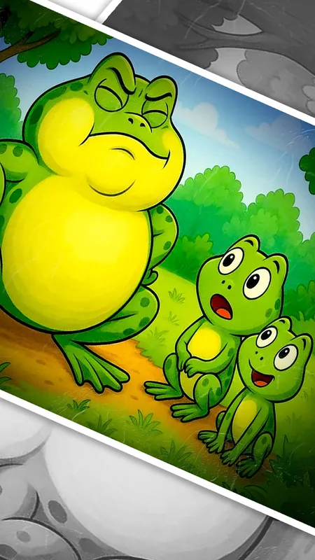 वो मेंढक जो फट गया-बच्चों के लिए एक मजेदार कहानी -(The Frog Who Burst - A Fun Story for Kids)
