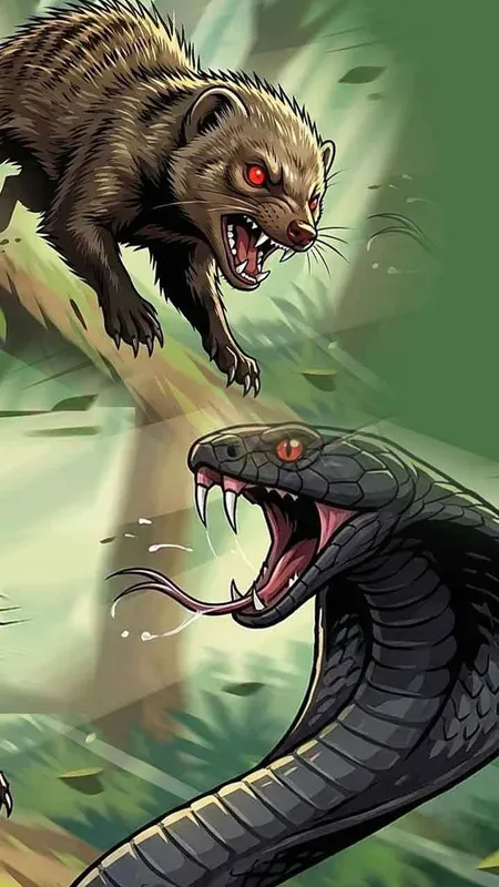 चतुर नेवला और कोबरा: जंगल की रोमांचक कहानी