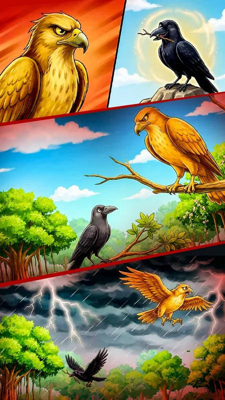 बाज का अभिमान | जंगल की कहानी