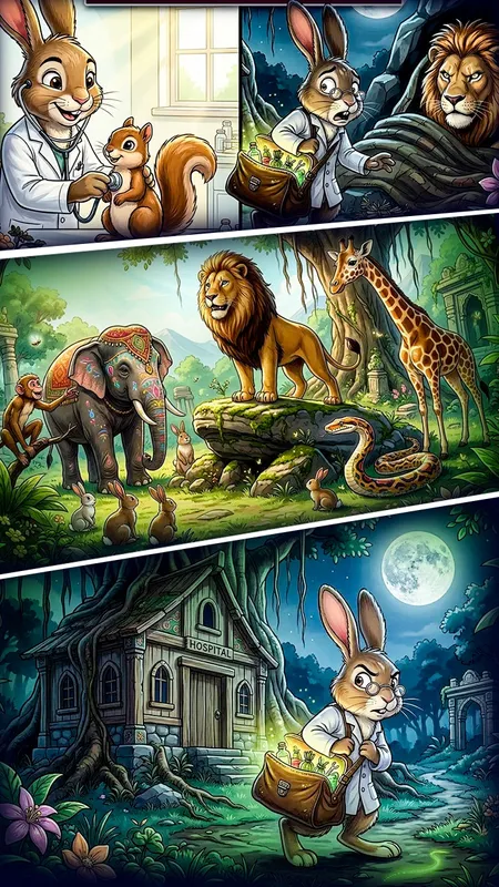 बच्चों की शिक्षाप्रद कहानी: लालची डॉक्टर खरगोश