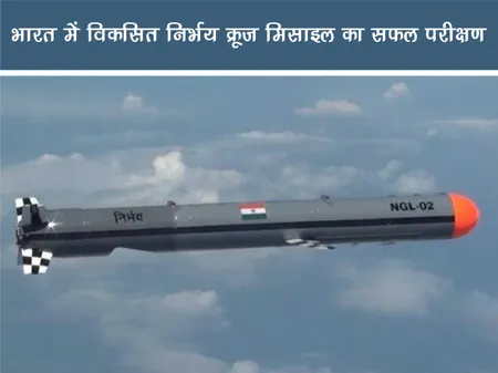 Short: Positive News: भारत में विकसित निर्भय क्रूज मिसाइल का सफल परीक्षण
