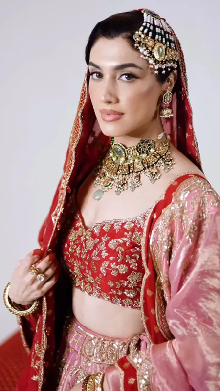 Delbar Arya की शानदार ब्राइडल एन्सेम्बल में शानदारता का अहसास