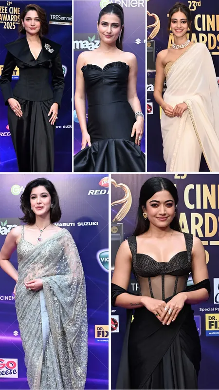 'Zee Cine Awards 2025' में Jacqueline और Kriti की आदाओं ने ढाया कहर, Rasha और Ananya सहित दिखे यह सितारे