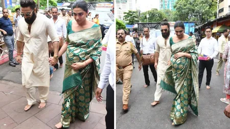 दीपिका-रणवीर आशीर्वाद लेने पहुंचे सिद्धिविनायक मंदिर