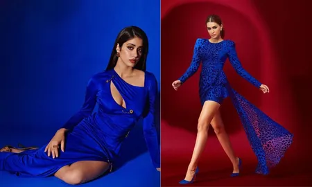 Short: बॉलीवुड सितारों ने कैसे Blue Dress Trend को अपनाया