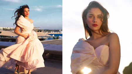 Short: अदिति राव हैदरी ने कान्स डायरीज़ से एक और  लुक शेयर किया,देखें यहां