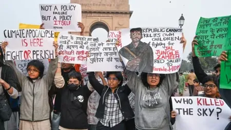 POllution protest turned as naxal protest