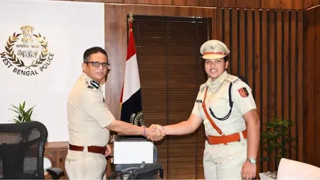 Richa ghosh took charge as ACP IN siliguri