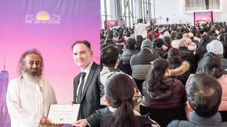 MASS MEDITATION BY ART OF LIVING