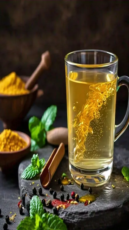 गुनगुने पानी में घी