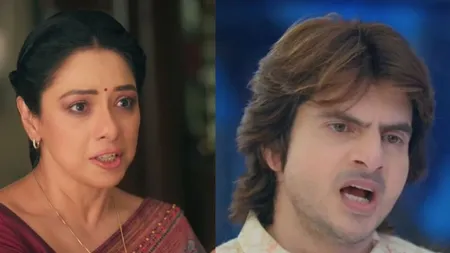 सबलोग जब नाच रहे होते है. तभी बा और पराग आ जाते है और वो अनुपमा को सुनाने लगते है. 