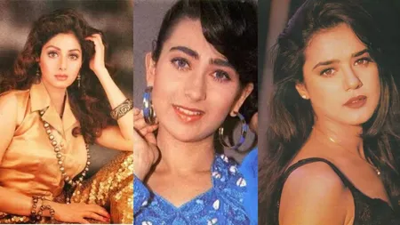 Sridevi to Karishma Kapoor These bollywodd actresses of 90s who ruled the industry