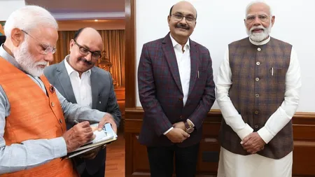 Sanjay Kulshrestha With Narendra Modi