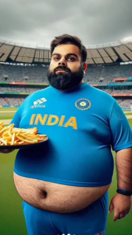 अगर भारतीय खिलाड़ी जंक फूड के दीवाने होते तो ऐसे दिखते, देखें फोटो
