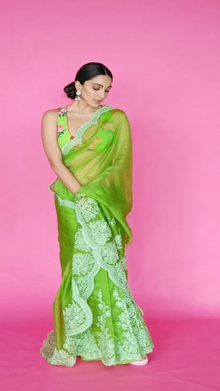 कियारा आडवाणी ने हरी साड़ी पर खर्च किए इतने हरे नोट