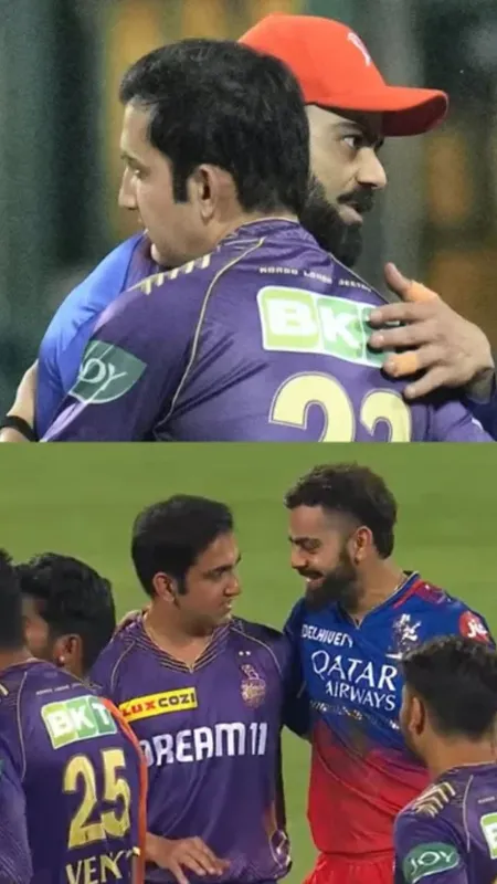 IPL 2024 के यादगार पल कोहली-गंभीर मिले गले देखे तस्वीरें...