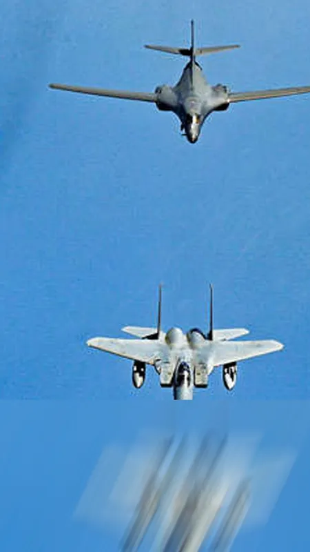 अरब सागर पर मंडराए अमेरिकी बॉम्‍बर, दुश्मनों के छूटे पसीने