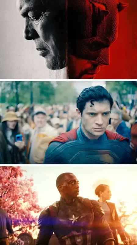 Daredevil Born Again, Superman, All Marvel MCU, DC Movies & Series Releasing in 2025