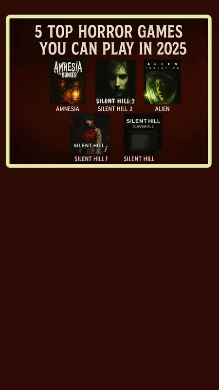 5 Top Horror Games that Will Give you Nightmares