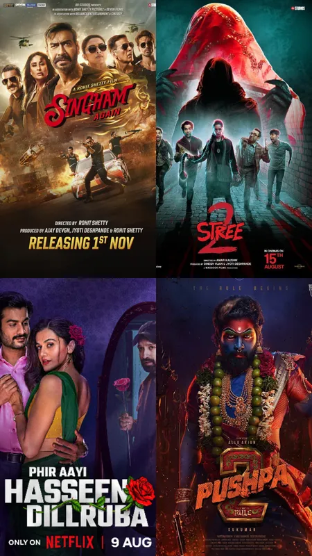 Top Sequels of the Year 2024: From Stree 2 To Singham Again