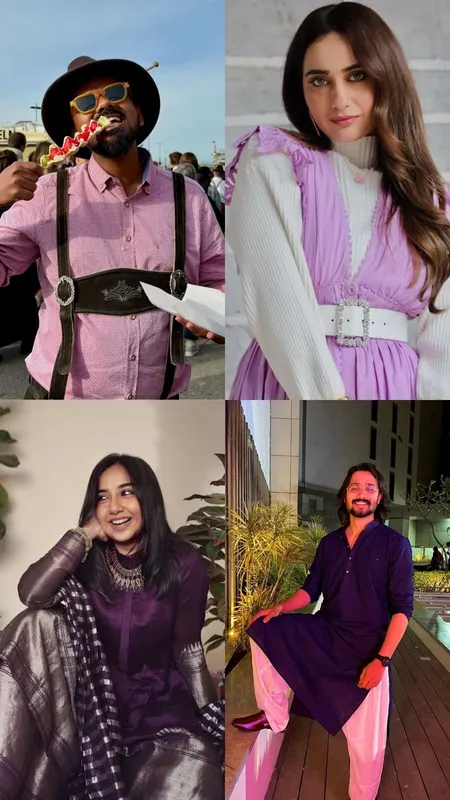 Navratri Day 9: Influencers turned Actresses look phenomenal in Purple