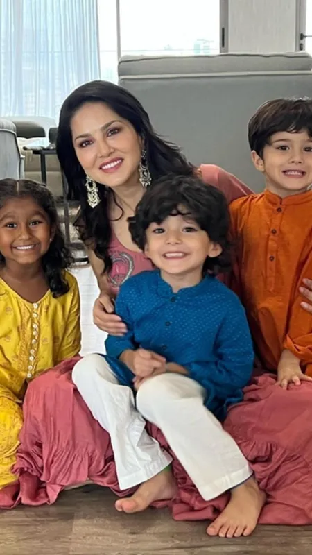 Sunny Leone explains the secret to being the 'best mother' to her 3 kids