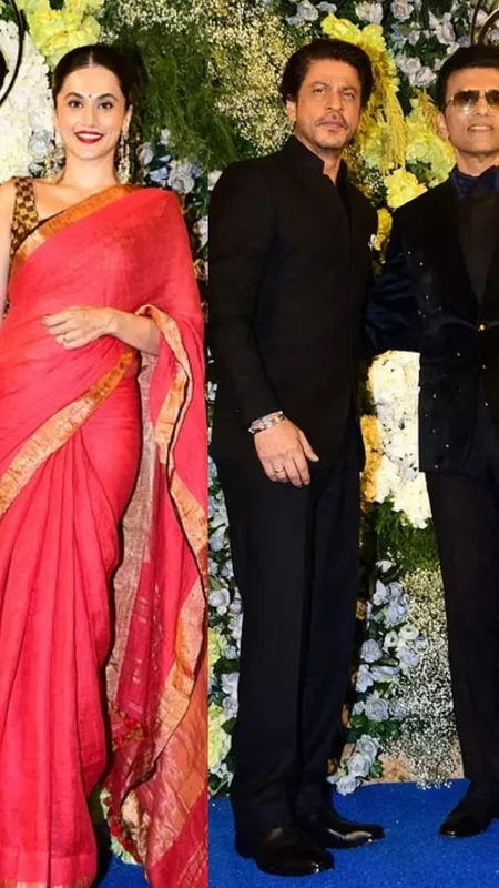 Shah Rukh to Taapsee Pannu, Celebs at Anand Pandit's Daughter Wedding Reception