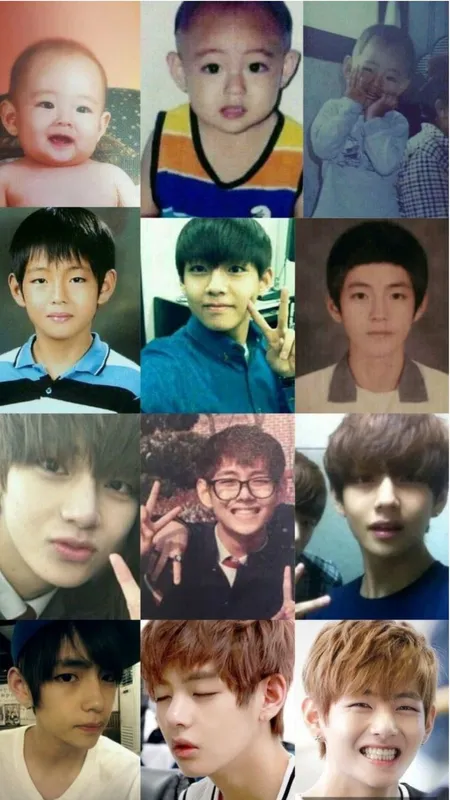 BTS V's childhood pics show Kim Taehyung's drastic transformation