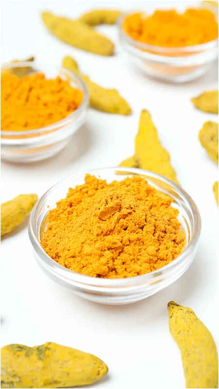 Turmeric and sandalwood face pack